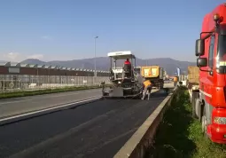 Il cantiere della pista ciclopedonale 